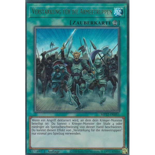 Verst&auml;rkung f&uuml;r die Armeetruppen MP22-DE051