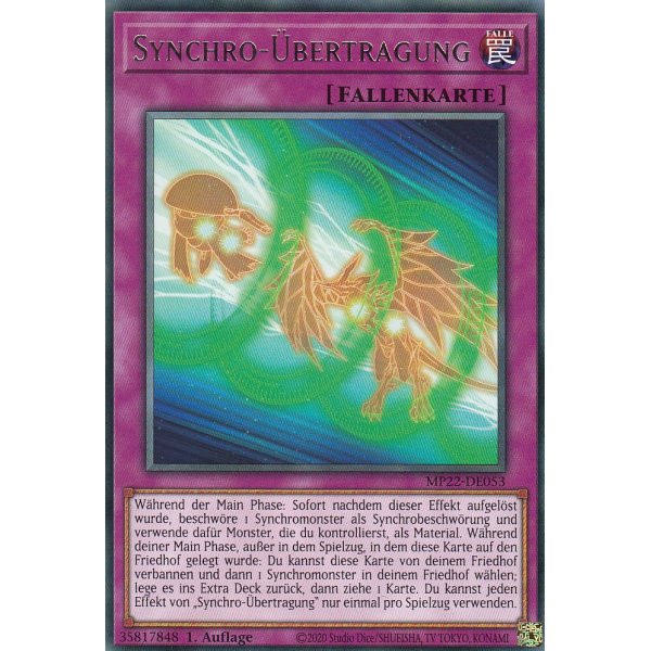 Synchro-&Uuml;bertragung MP22-DE053