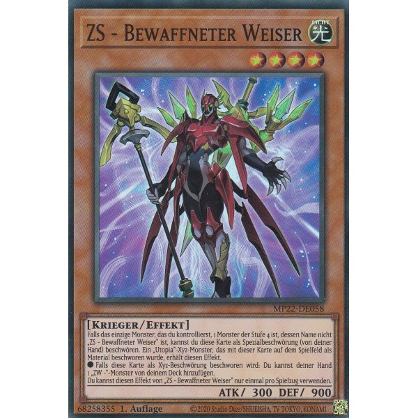 ZS - Bewaffneter Weiser MP22-DE058