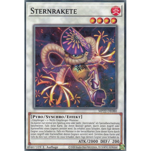 Sternrakete MP22-DE080