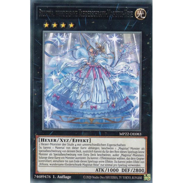 Rilliona, wundersame Kleiderschrank-Magistus-Hexe MP22-DE083