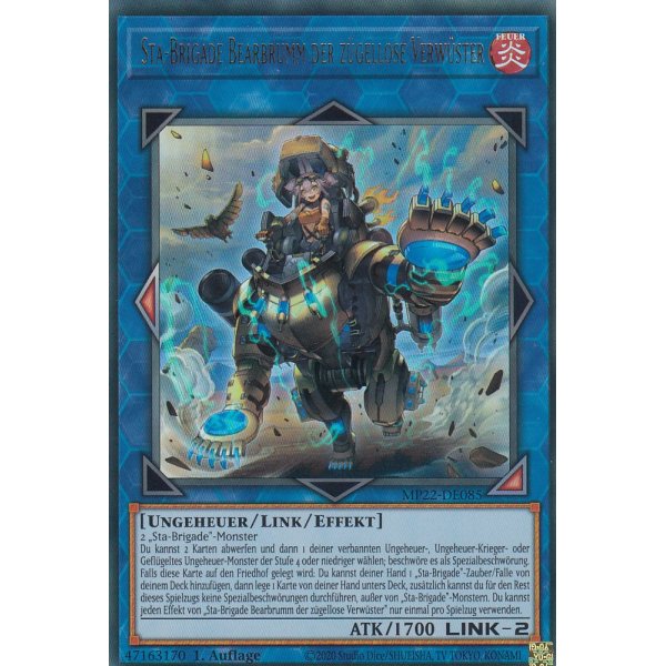 Sta-Brigade Bearbrumm der z&uuml;gellose Verw&uuml;ster MP22-DE085