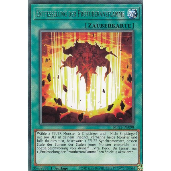 Entfesselung der Protuberanzflamme MP22-DE098