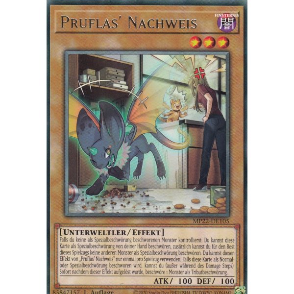 Pruflas Nachweis MP22-DE105