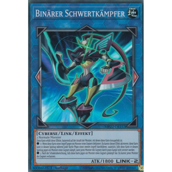 Bin&auml;rer Schwertk&auml;mpfer MP22-DE113