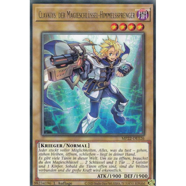 Clavkiys, der Magieschl&uuml;ssel-Himmelssprenger MP22-DE126