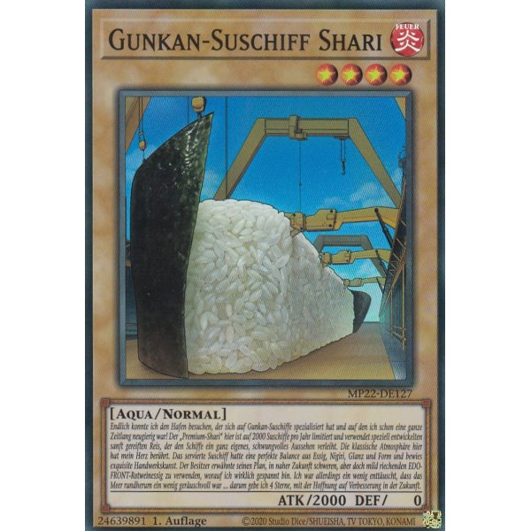 Gunkan-Suschiff Shari MP22-DE127