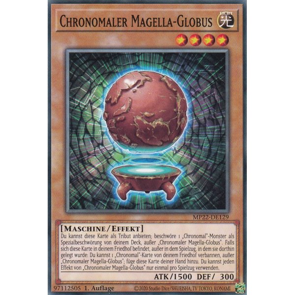 Chronomaler Magella-Globus MP22-DE129