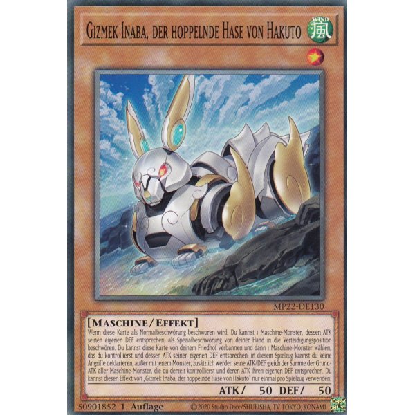 Gizmek Inaba, der hoppelnde Hase von Hakuto MP22-DE130