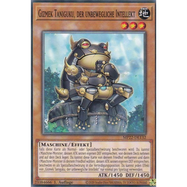 Gizmek Taniguku, der unbewegliche Intellekt MP22-DE132