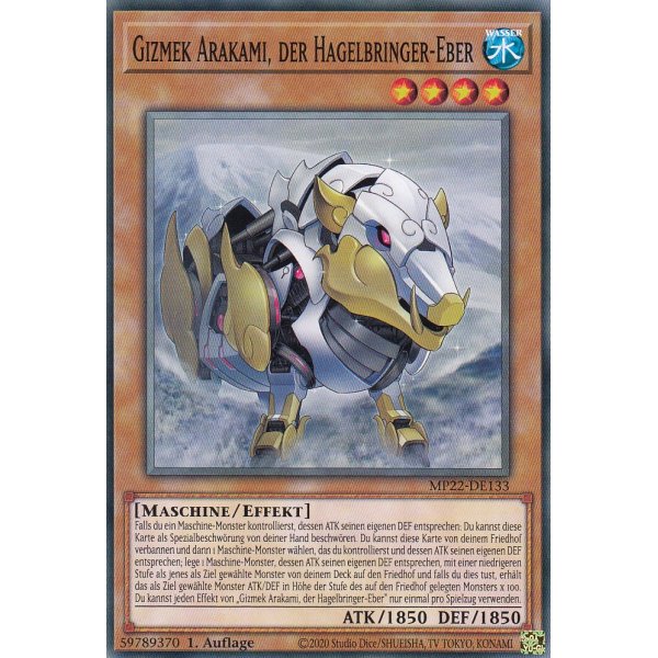 Gizmek Arakami, der Hagelbringer-Eber MP22-DE133