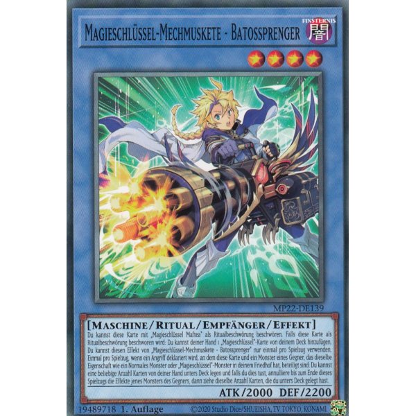 Magieschl&uuml;ssel-Mechmuskete - Batossprenger MP22-DE139