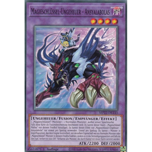 Magieschl&uuml;ssel-Ungeheuer - Ansyalabolas MP22-DE143