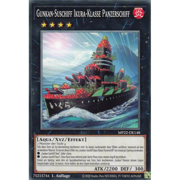 Gunkan-Suschiff Ikura-Klasse Panzerschiff MP22-DE148