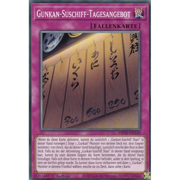 Gunkan-Suschiff-Tagesangebot MP22-DE169