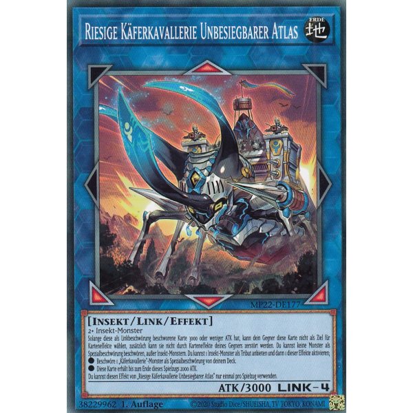 Riesige K&auml;ferkavallerie Unbesiegbarer Atlas MP22-DE177