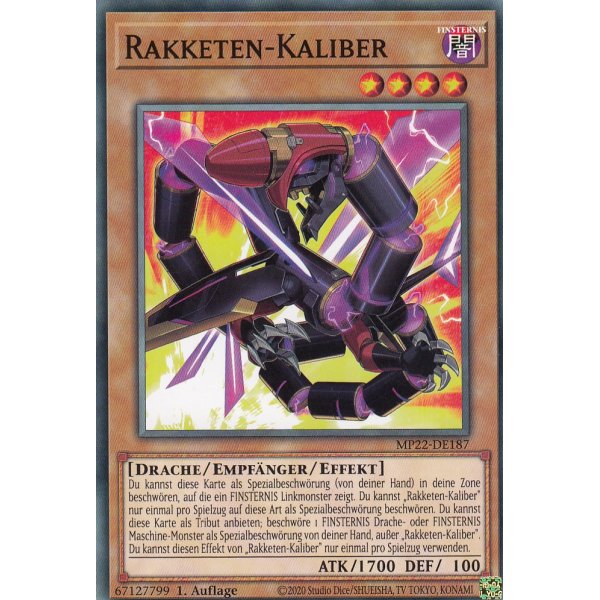 Rakketen-Kaliber MP22-DE187