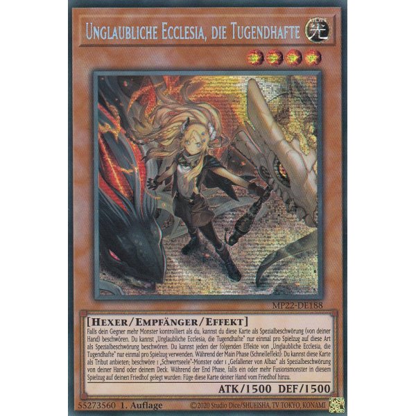 Unglaubliche Ecclesia, die Tugendhafte MP22-DE188