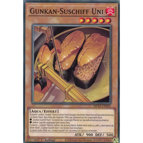 Gunkan-Suschiff Uni MP22-DE201