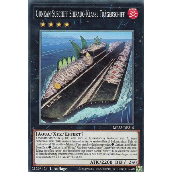 Gunkan-Suschiff Shirauo-Klasse Tr&auml;gerschiff MP22-DE215