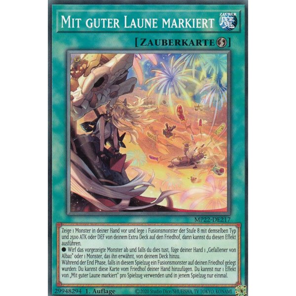 Mit guter Laune markiert MP22-DE217