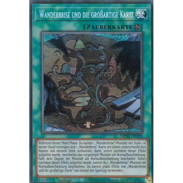 Wanderbrise und die gro&szlig;artige Karte MP22-DE220