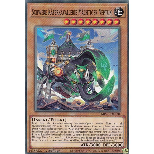 Schwere K&auml;ferkavallerie M&auml;chtiger Neptun MP22-DE238