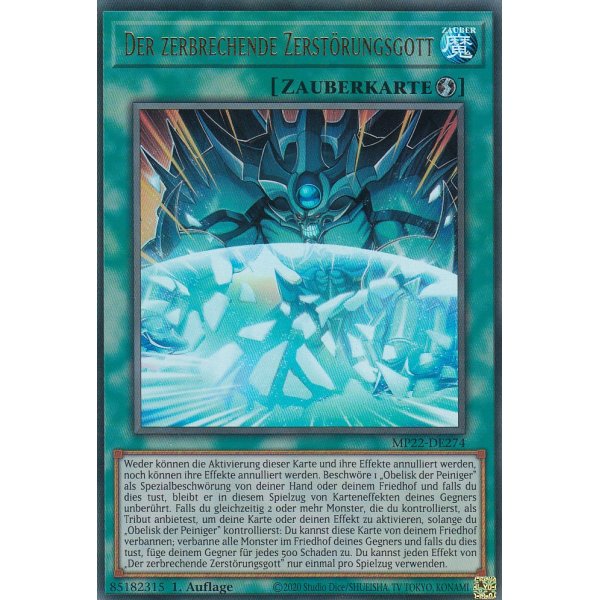 Der zerbrechende Zerst&ouml;rungsgott MP22-DE274