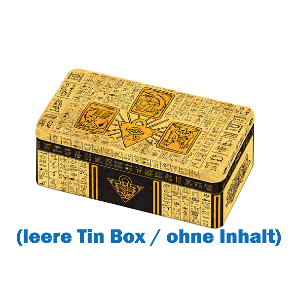 LEERE Yu-Gi-Oh! Mega Tin of The Pharaohs Gods 2022 (ohne Inhalt)