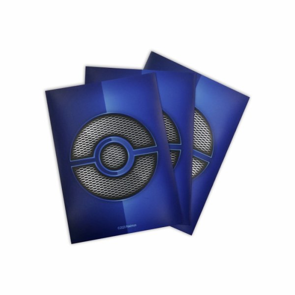 Pokemon Pokeball Sleeves blau matt (65 Kartenh&uuml;llen) TTK21