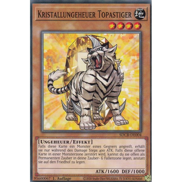 Kristallungeheuer Topastiger SDCB-DE004