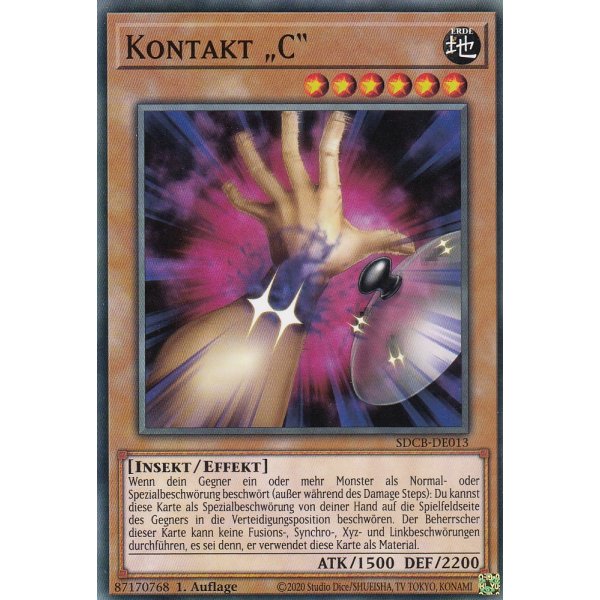 Kontakt &bdquo;C&ldquo; SDCB-DE013