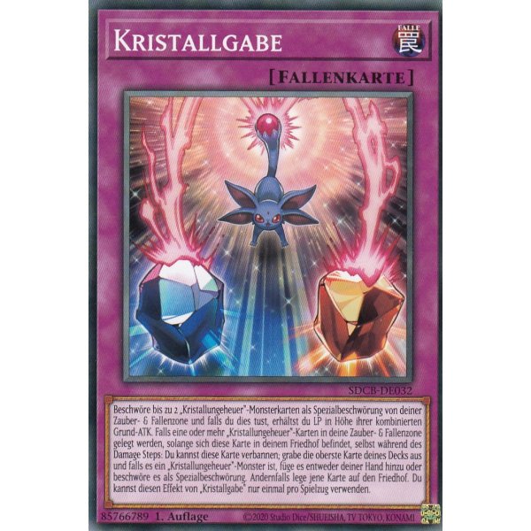 Kristallgabe SDCB-DE032