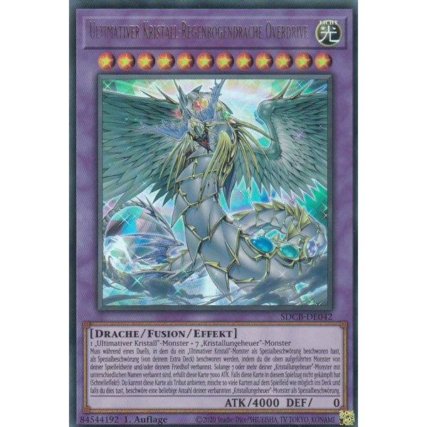 Ultimativer Kristall-Regenbogendrache Overdrive SDCB-DE042