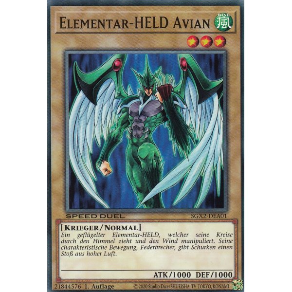 Elementar-HELD Avian SGX2-DEA01