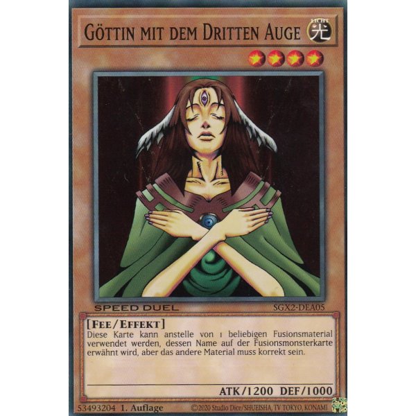 G&ouml;ttin mit dem Dritten Auge SGX2-DEA05