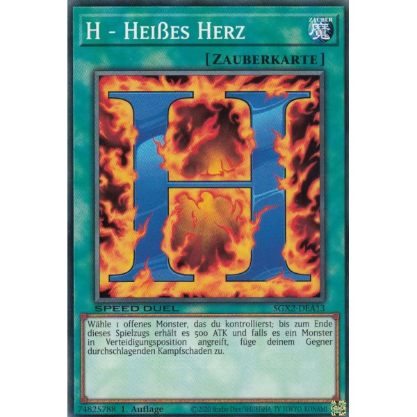 H - Hei&szlig;es Herz SGX2-DEA13