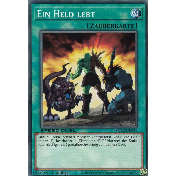 Ein Held lebt SGX2-DEA16