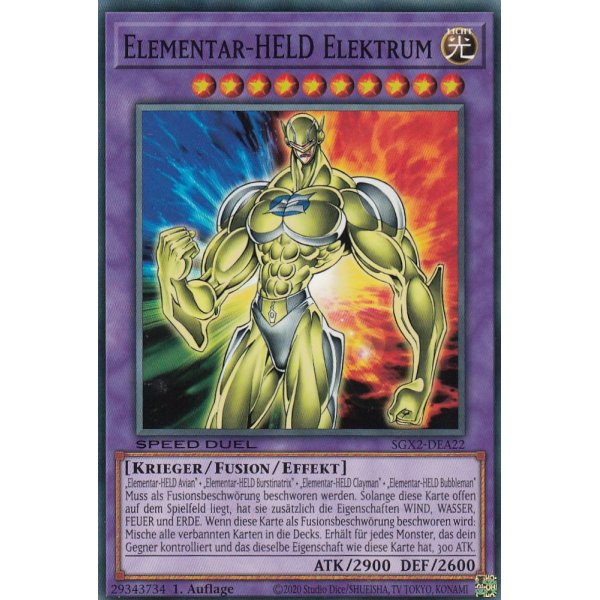 Elementar-HELD Elektrum SGX2-DEA22