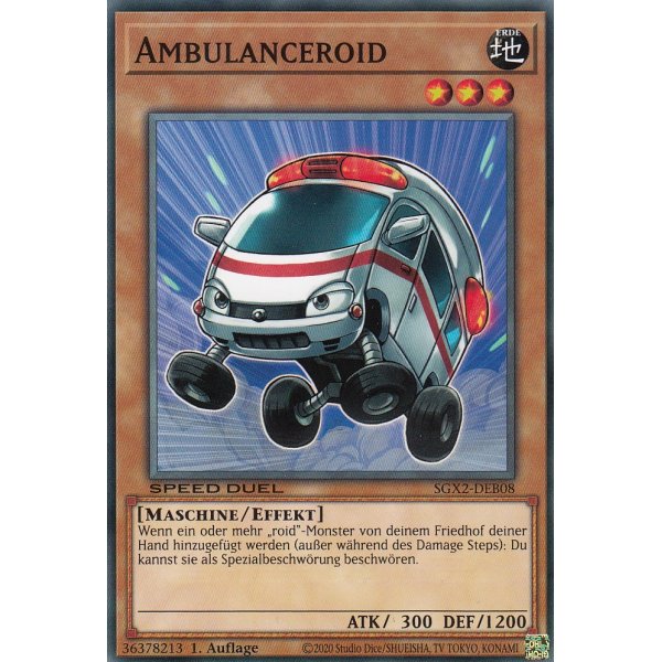Ambulanceroid SGX2-DEB08