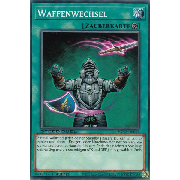 Waffenwechsel SGX2-DEB14