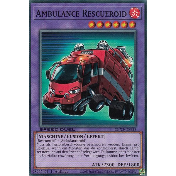 Ambulance Rescueroid SGX2-DEB23