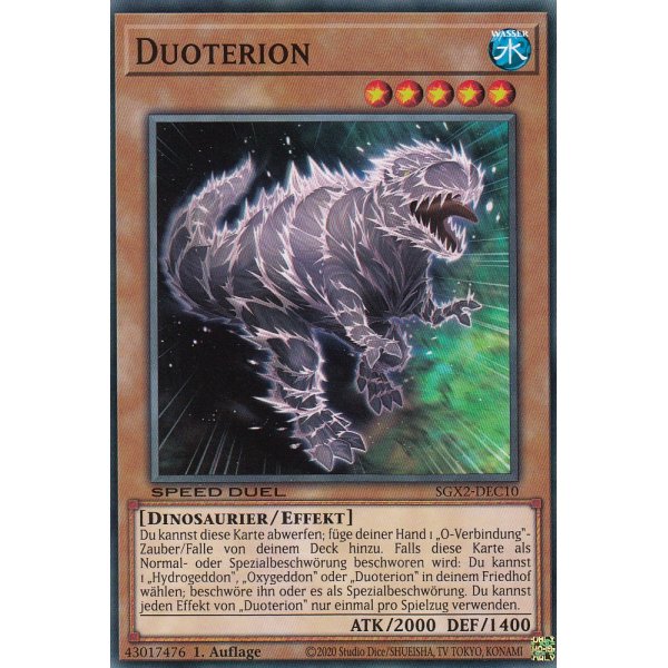 Duoterion SGX2-DEC10