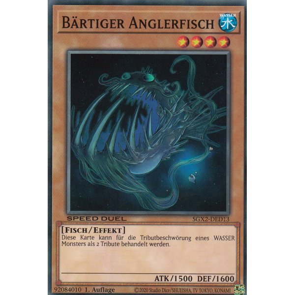 B&auml;rtiger Anglerfisch SGX2-DED13