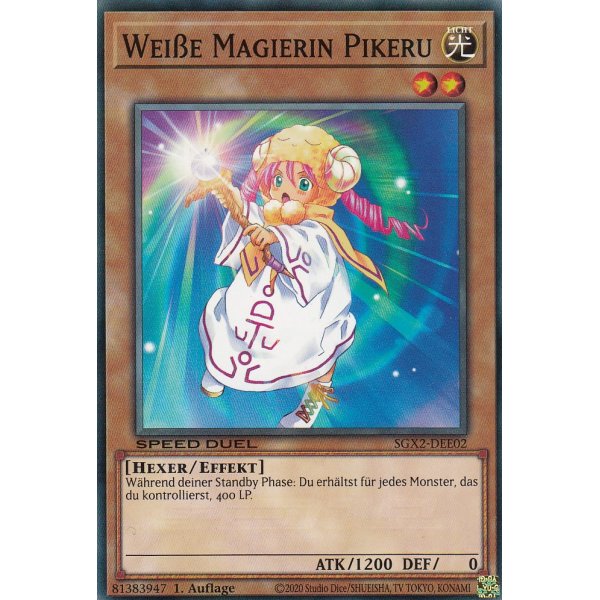 Wei&szlig;e Magierin Pikeru SGX2-DEE02