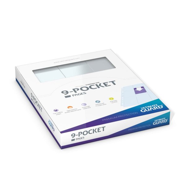 Ultimate Guard 9-Pocket Pages Box Clear (100 Seiten)