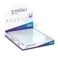 Ultimate Guard 9-Pocket Pages Box Clear (100 Seiten)