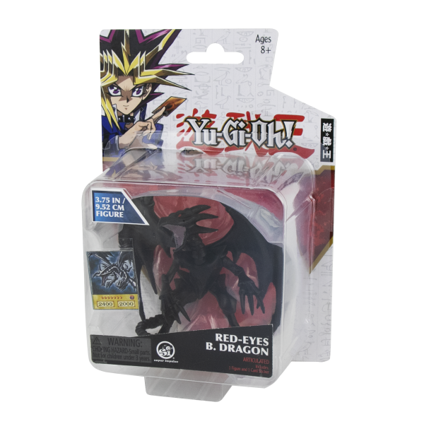 Yu-Gi-Oh! Figur Rot&auml;ugiger schwarzer Drache ca. 8cm