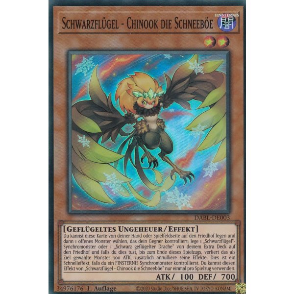 Schwarzfl&uuml;gel - Chinook die Schneeb&ouml;e DABL-DE003