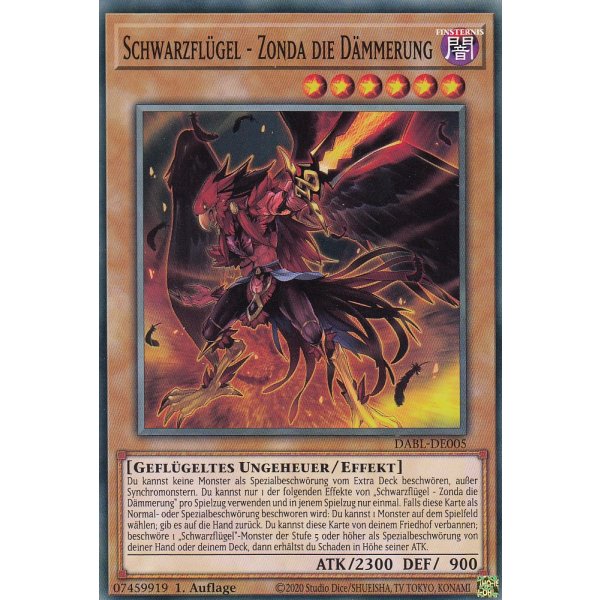 Schwarzfl&uuml;gel - Zonda die D&auml;mmerung DABL-DE005